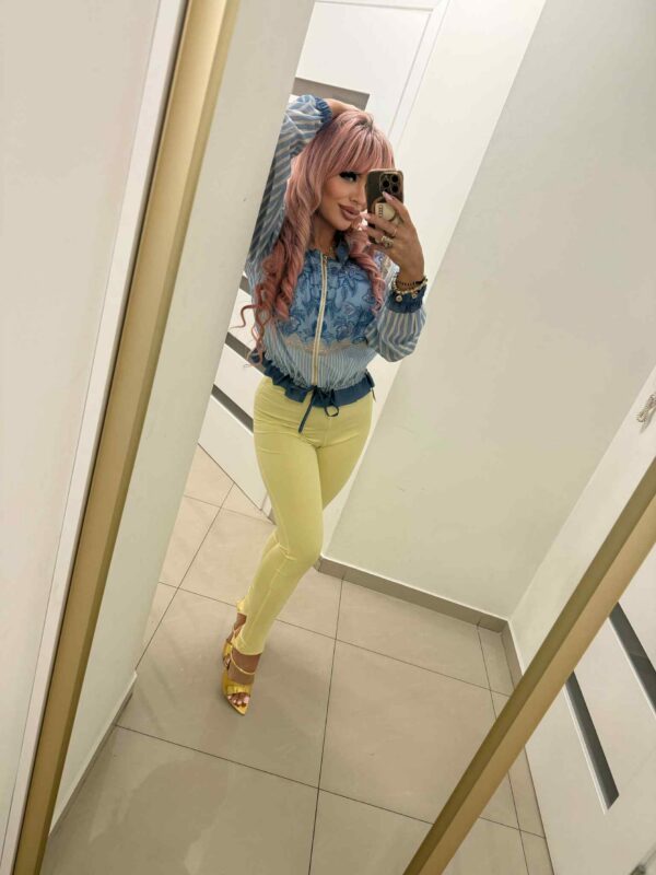 Koszula w stylu boho – pastelowy błękit