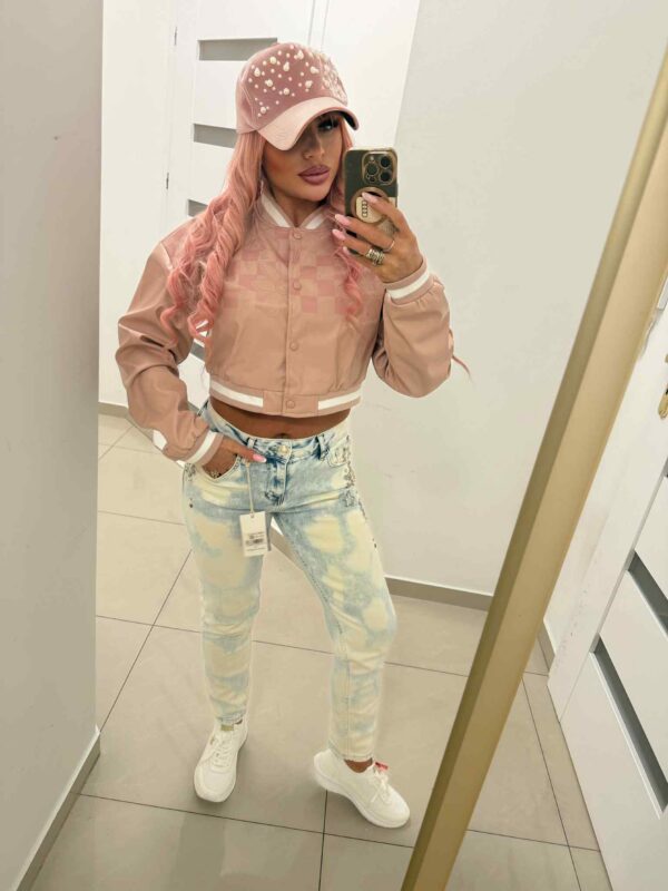 Bomberka z eko skóry