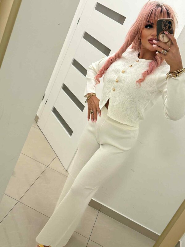 KOMPLET ELEGANCKI z koronką